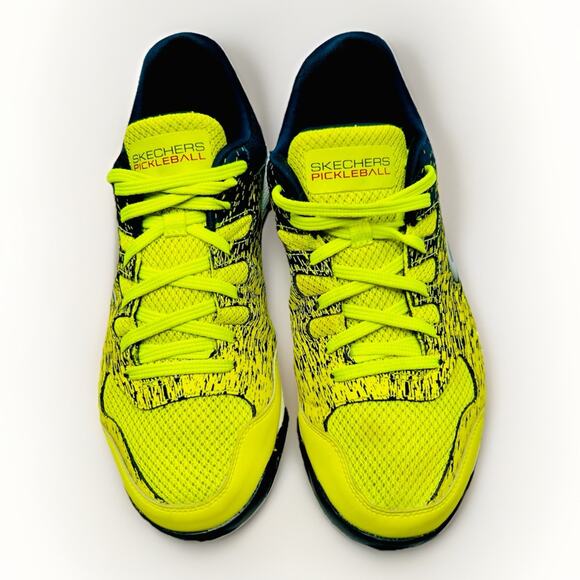 Skechers Viper Court Pickleball Shoes Yellow/Navy Men's Size 8 Sneakers - Picture 1 of 9